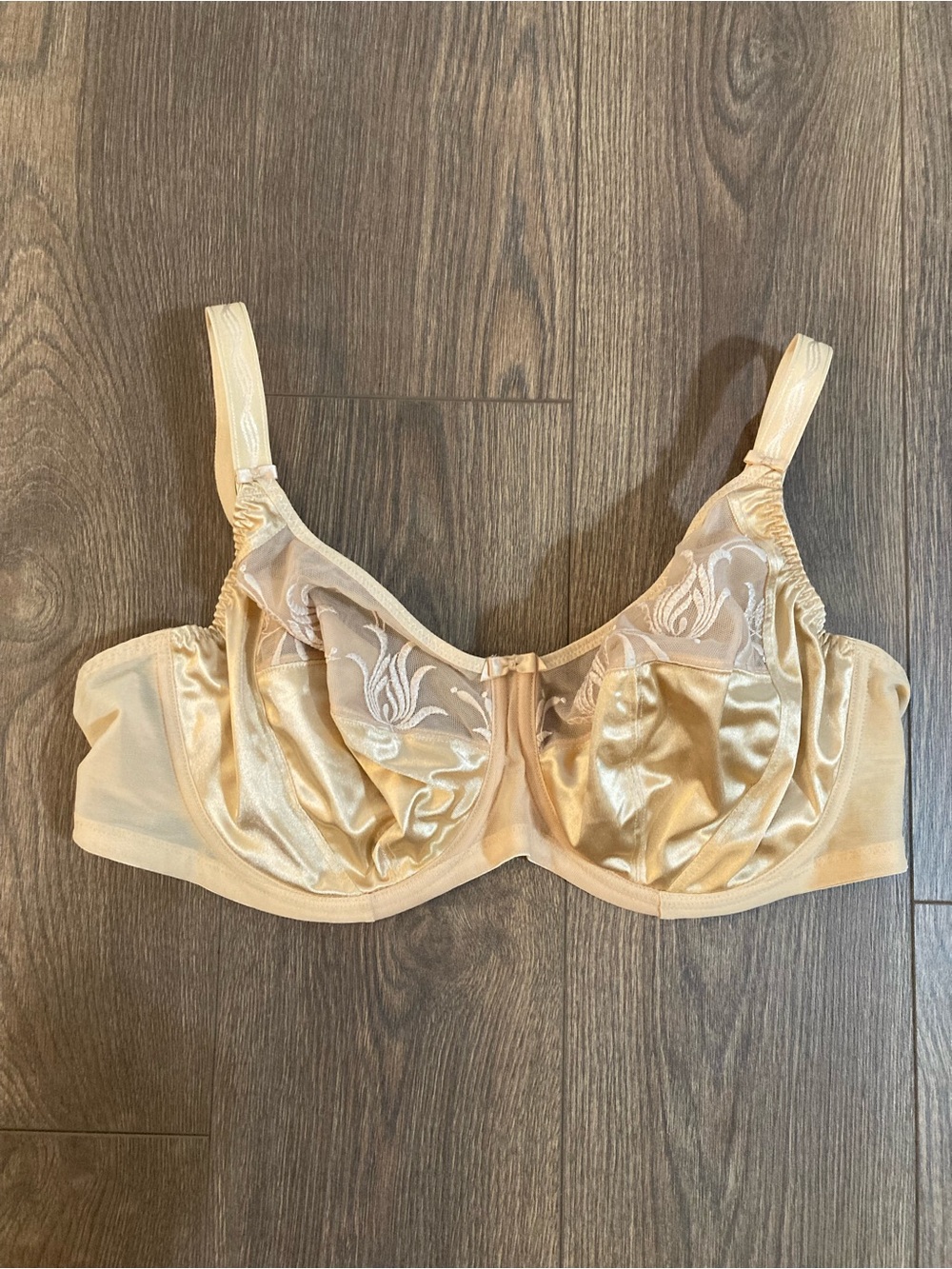 Elomi Beige Unlined T Shirt Bra Size 42DD